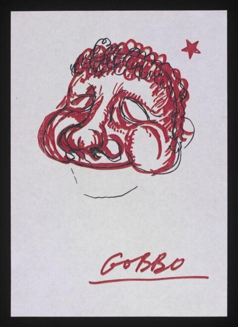 Hand-drawn Gobbo Caricature