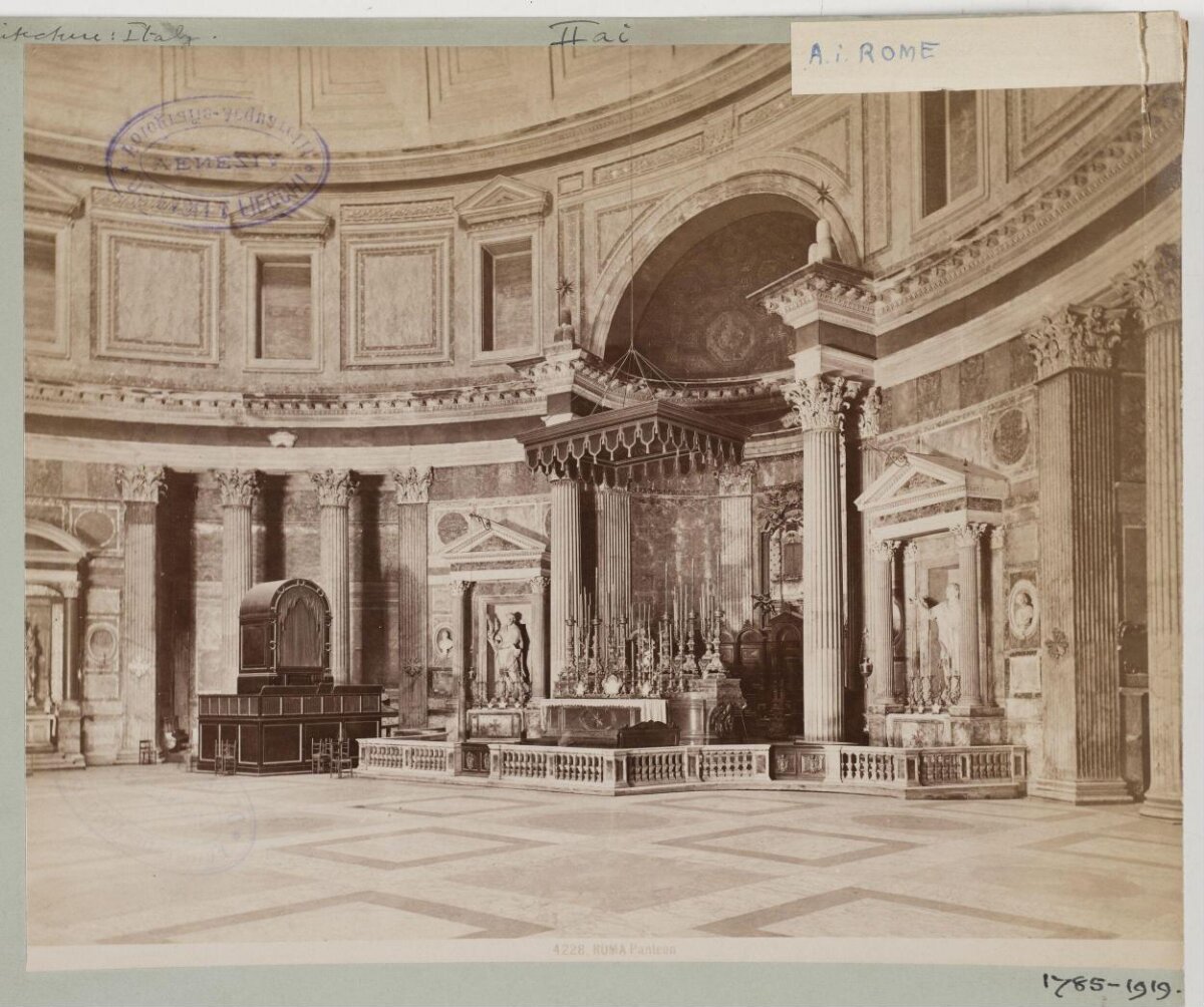 Interior of Rome Pantheon