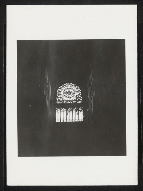 Cathedral Rose Window Interior