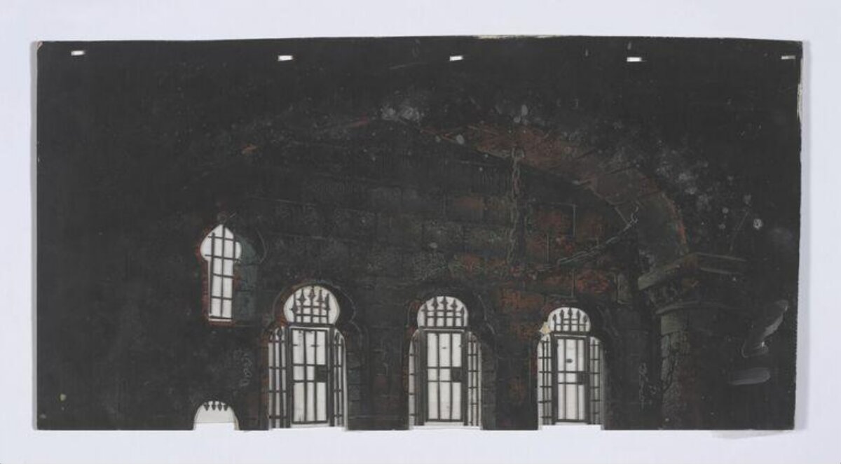 Dark Old Dungeon Interior