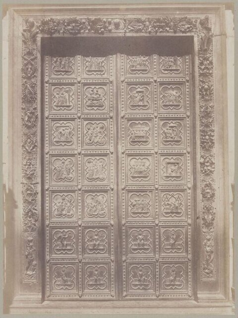 Ornate Carved Historical Door