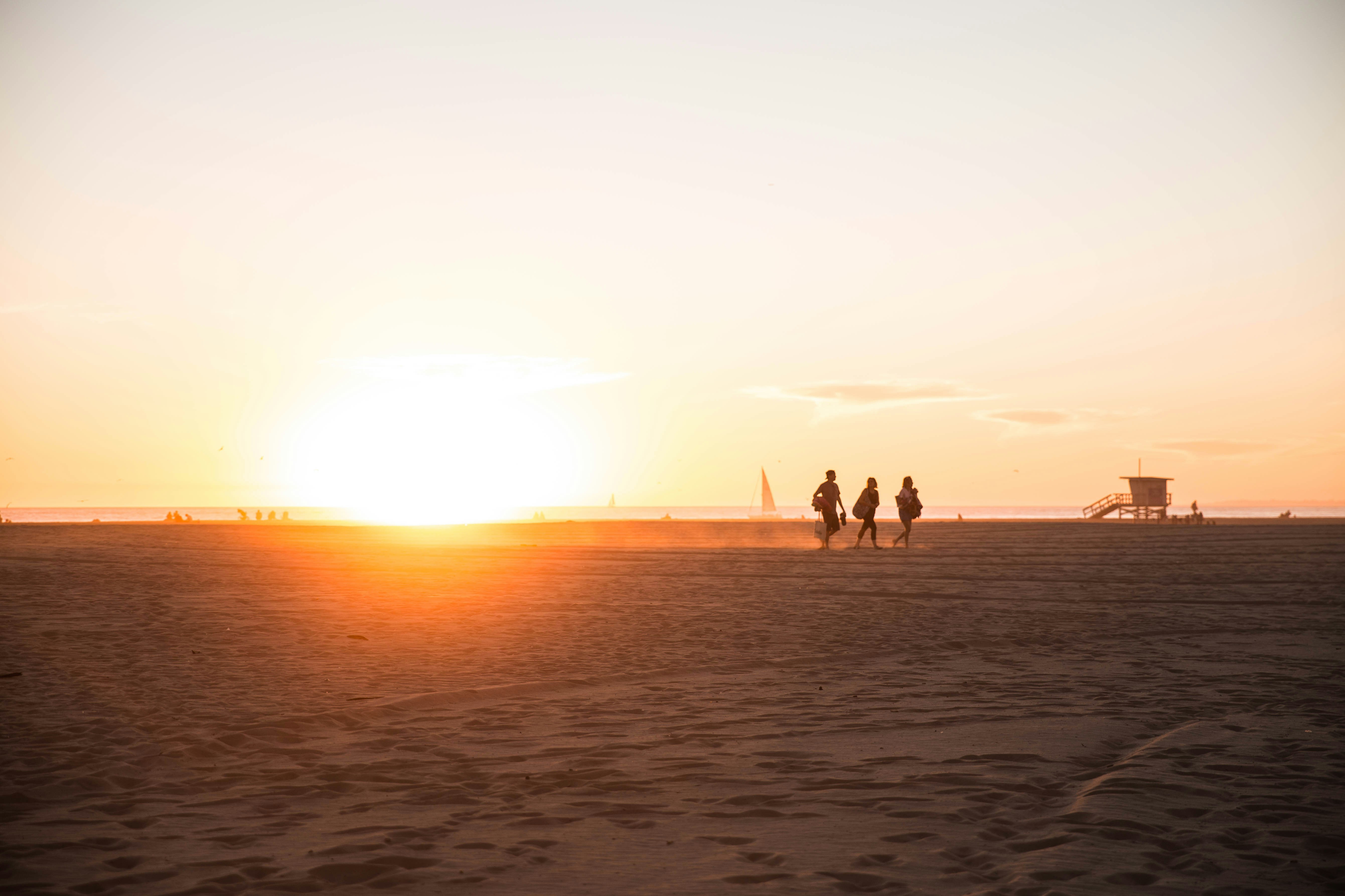 Beach Sunset Walk