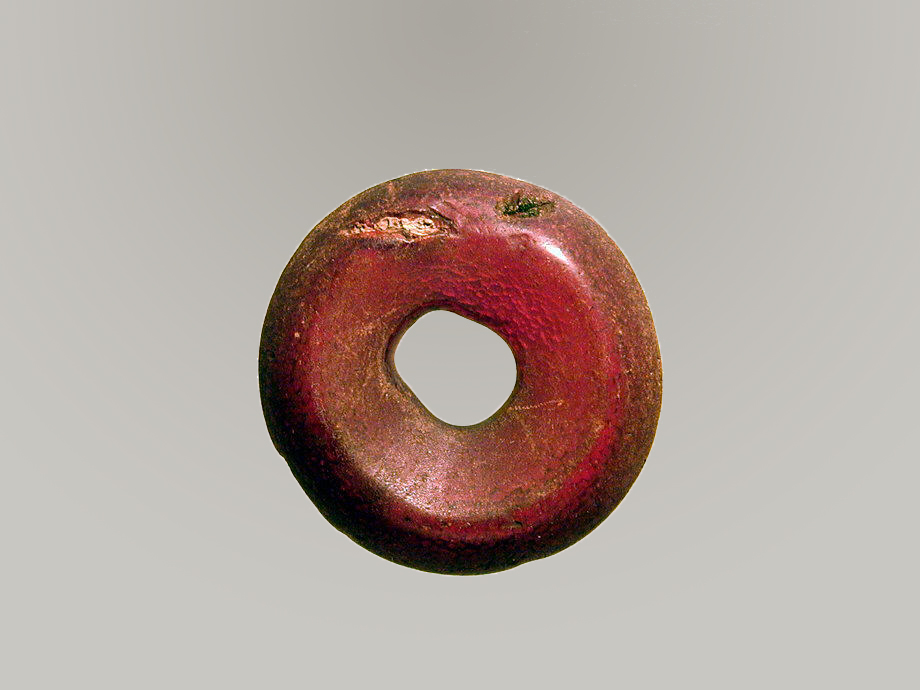 Ancient Red Stone Ring Artifact