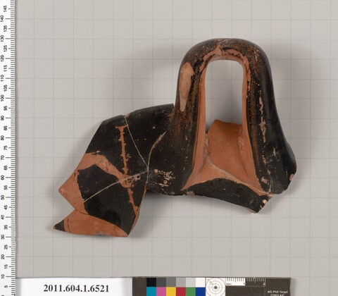 Ancient Pottery Handle Fragment