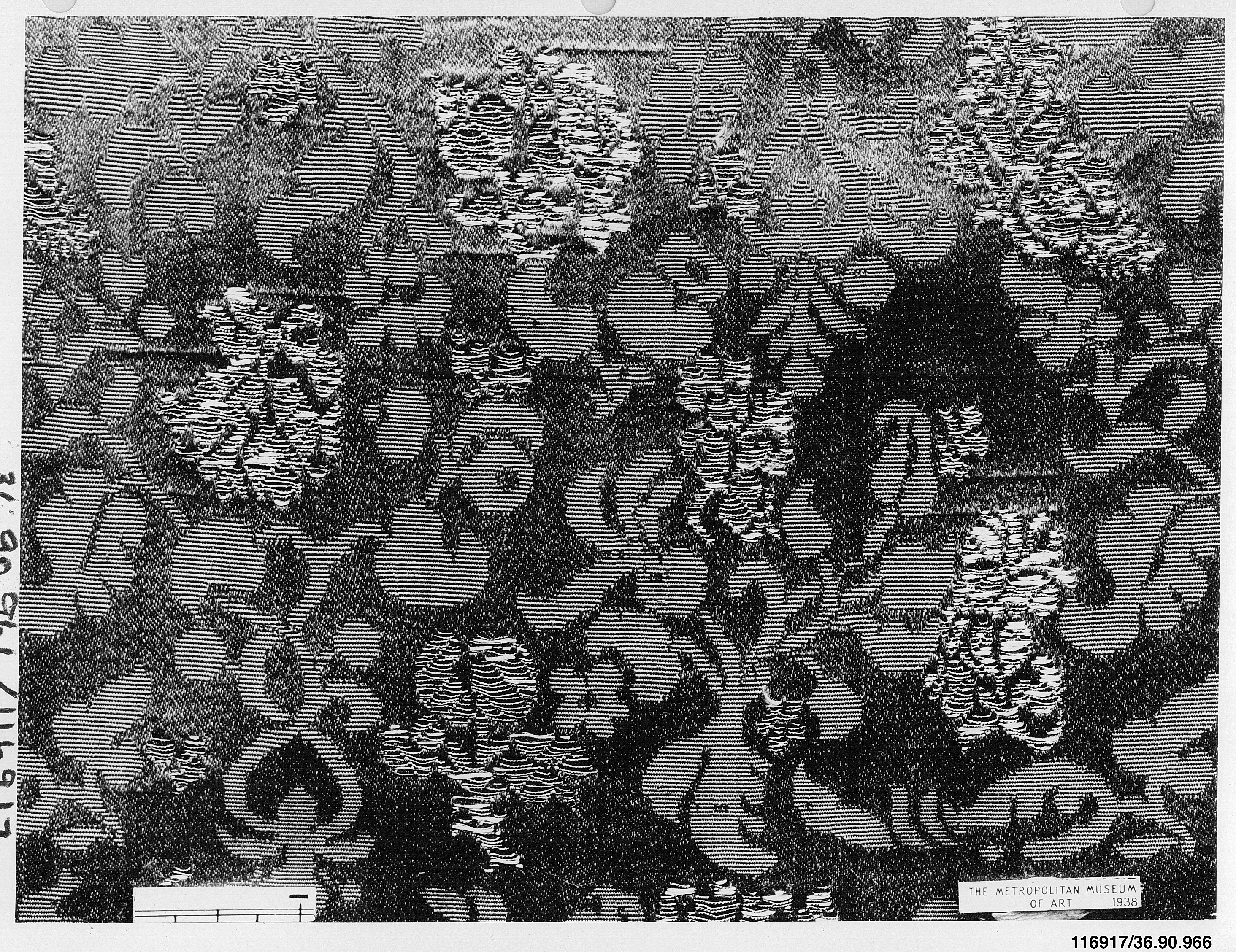 Antique Patterned Textile Fragment