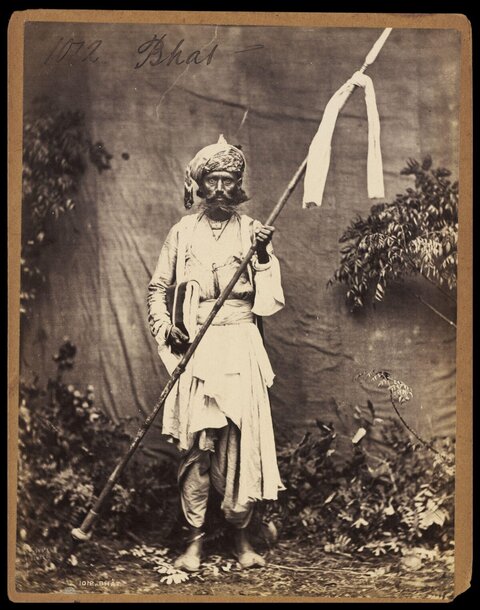 Portrait of a Bhat Man