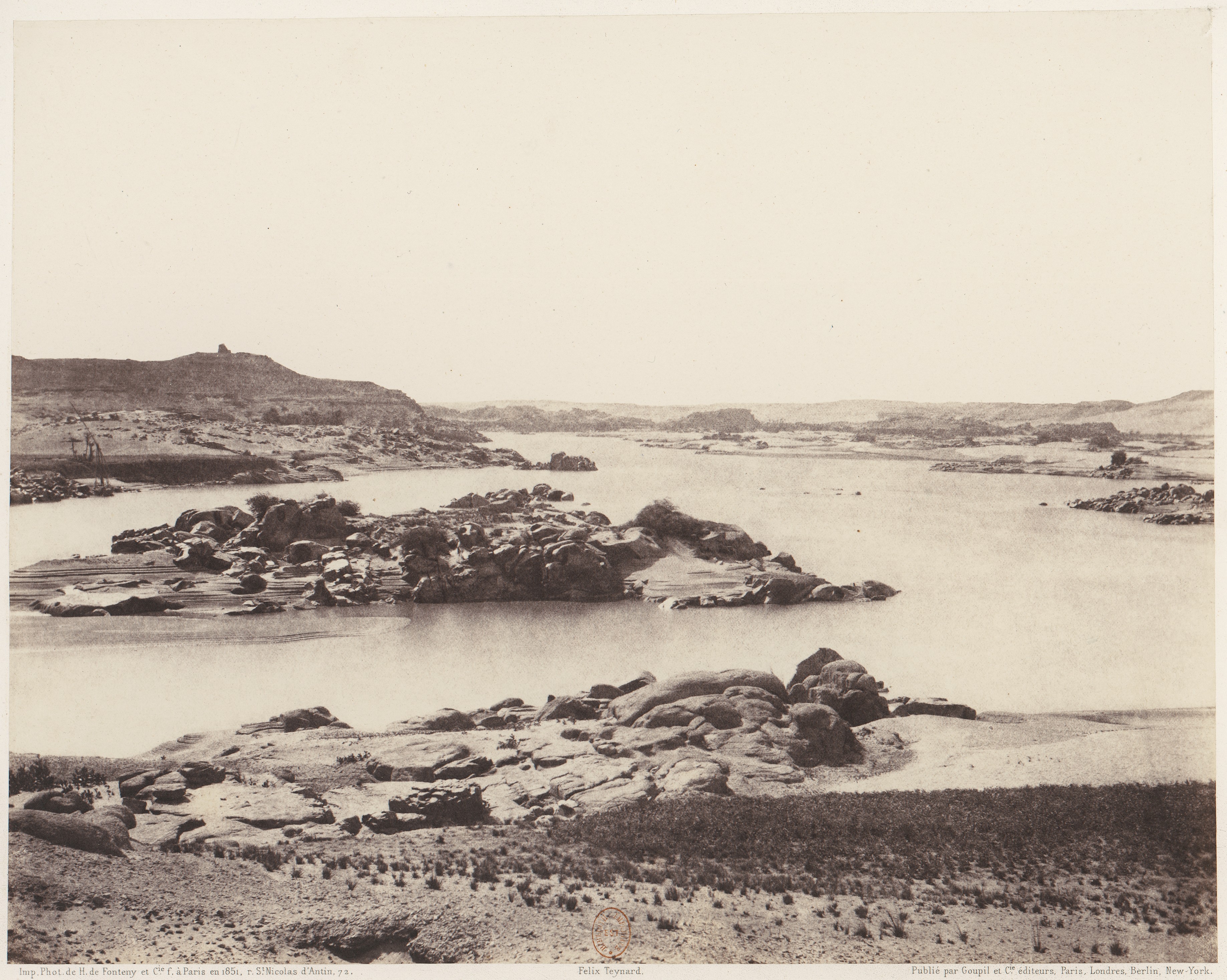 Rocky Nile River Landscape