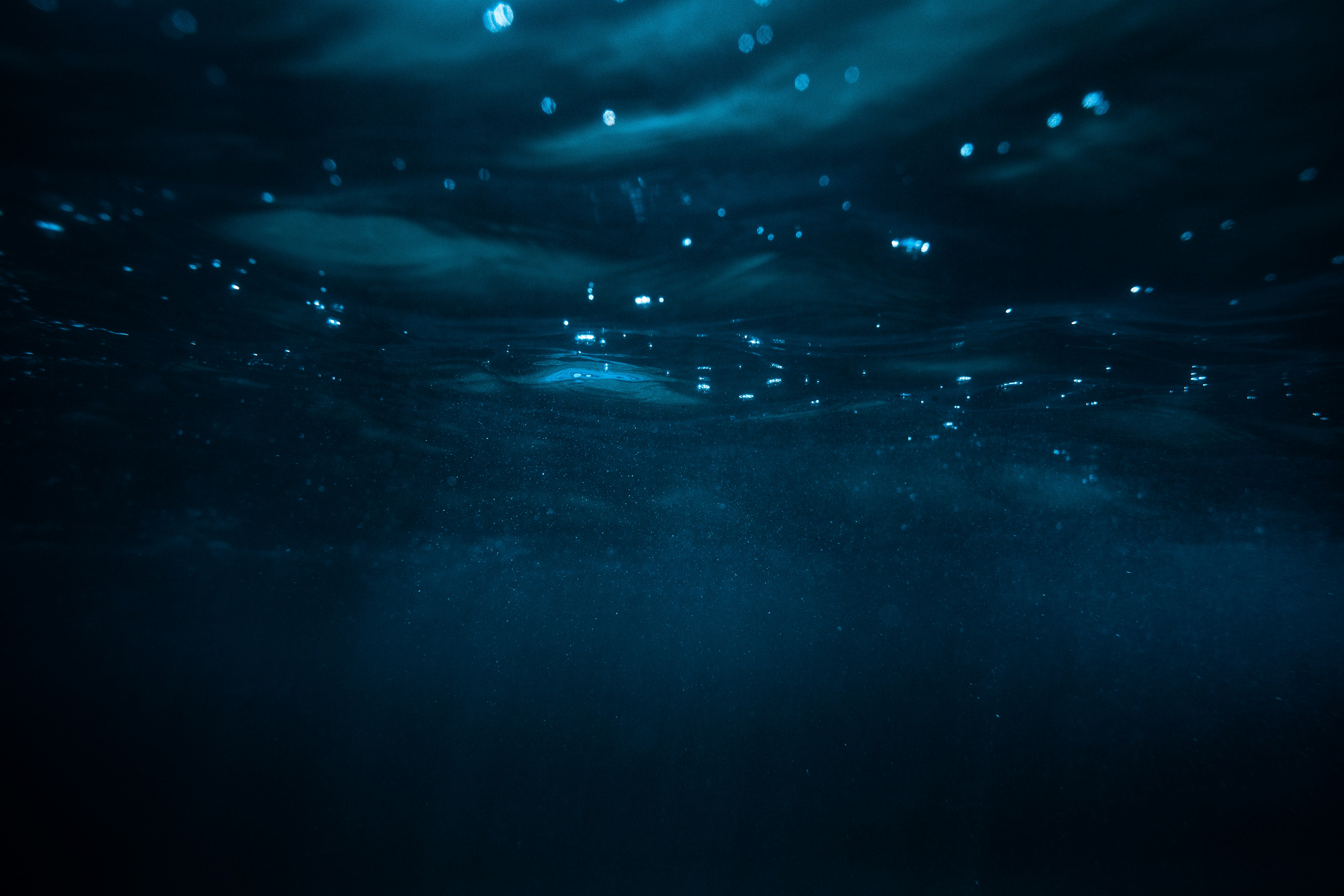 Deep Blue Underwater Scene
