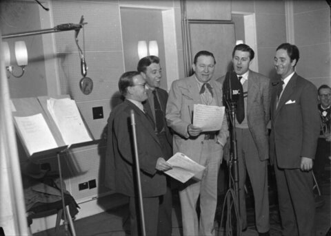 BBC Radio Studio Recording Session