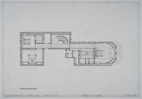 London Private Flat Lower Floor Plan