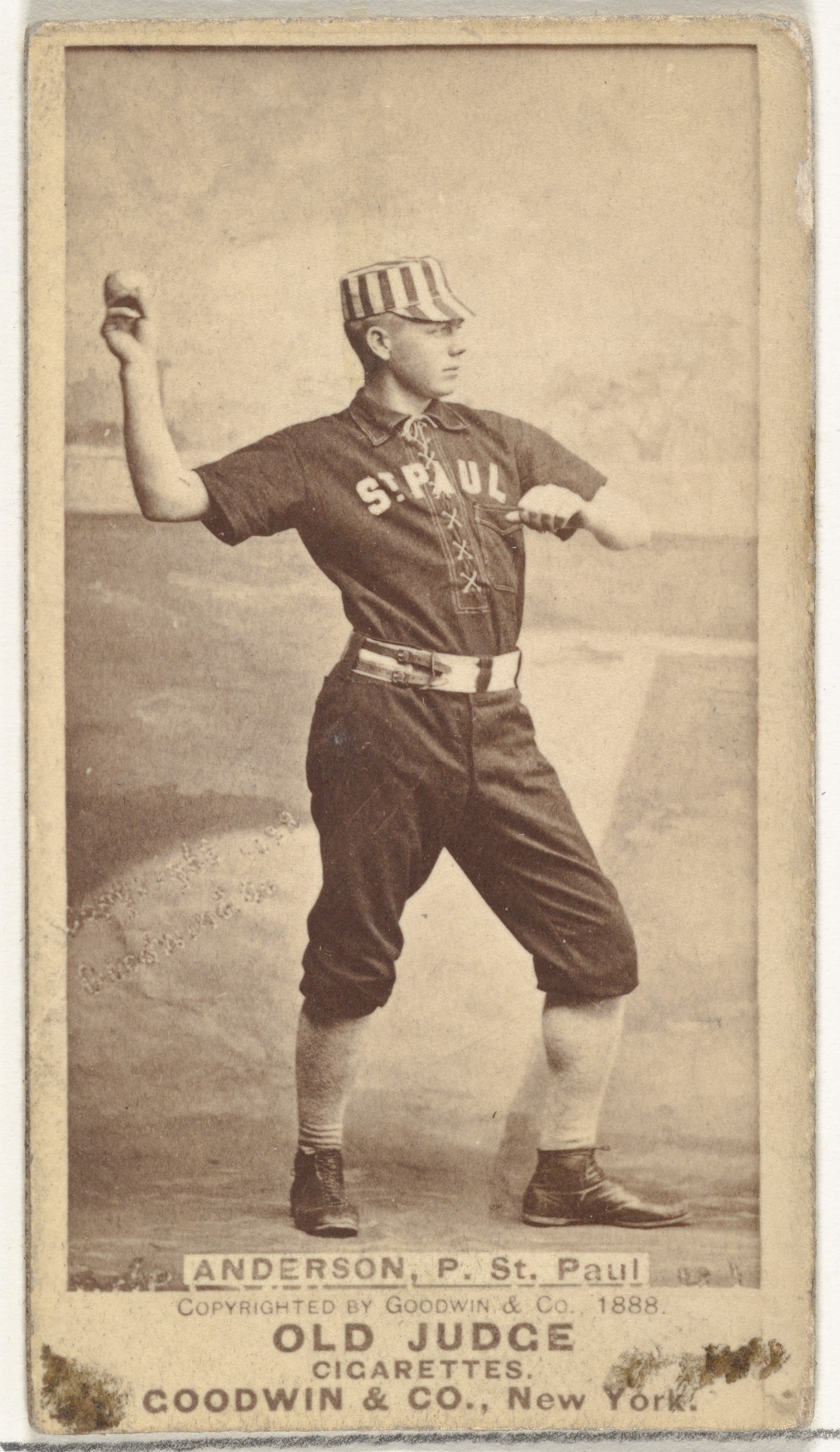 1888 Old Judge Baseball Cigarette Card