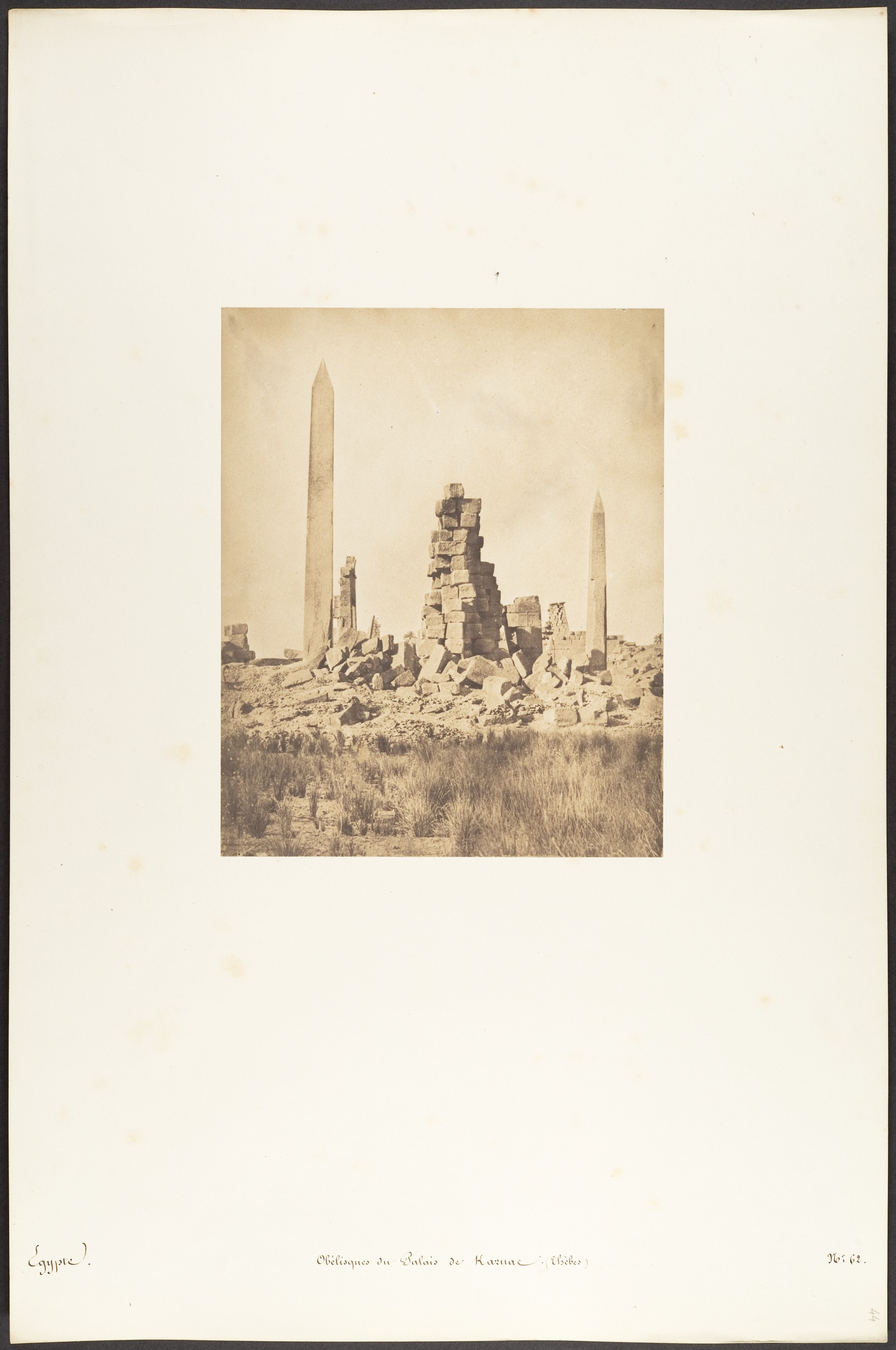 Ancient Karnak Obelisk Ruins Egypt