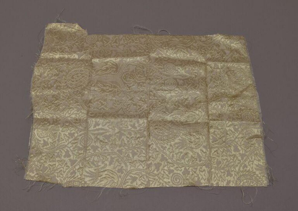 Ancient Patterned Silk Fragment
