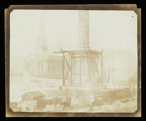 Nelson's Column Under Construction