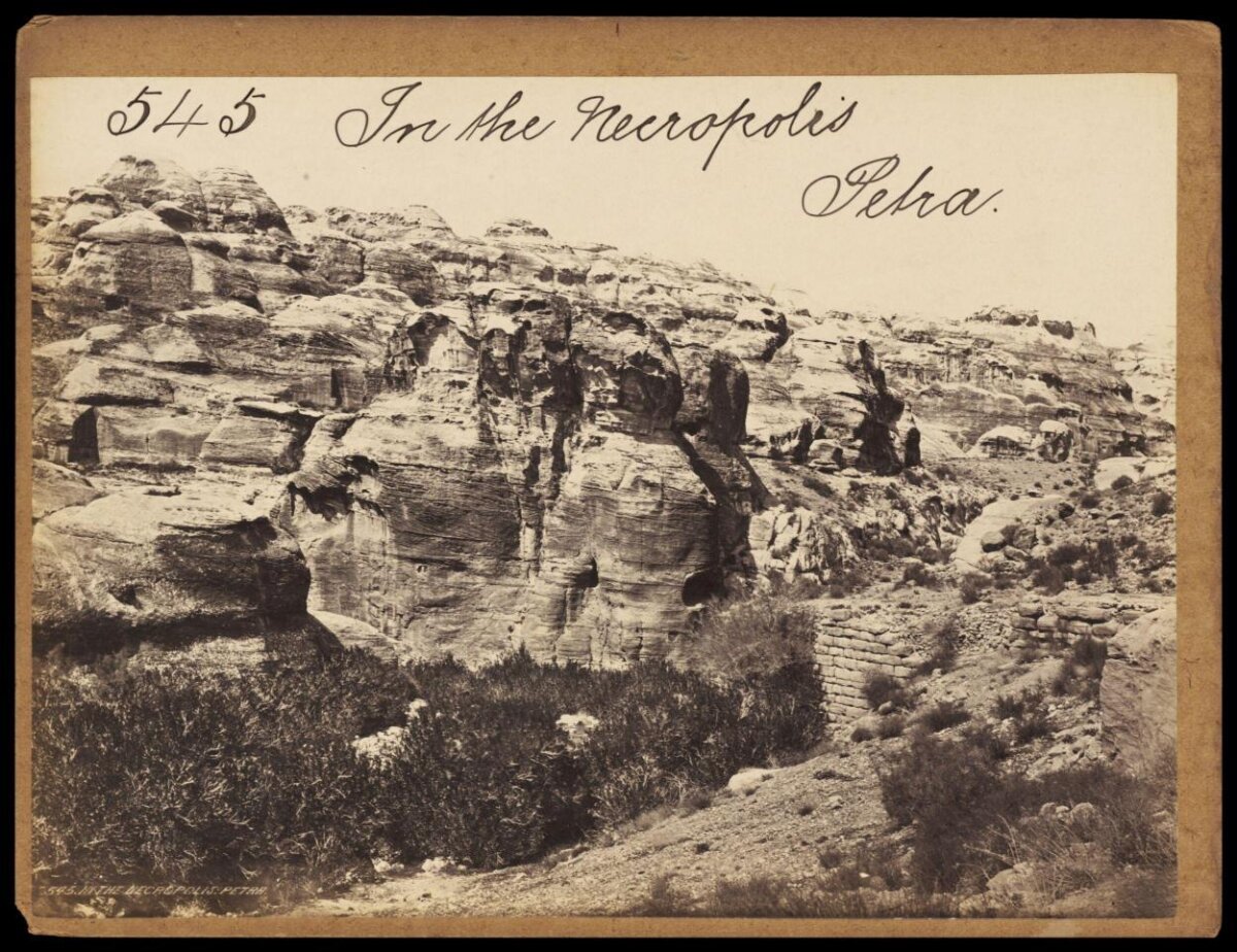 Necropolis Landscape in Petra