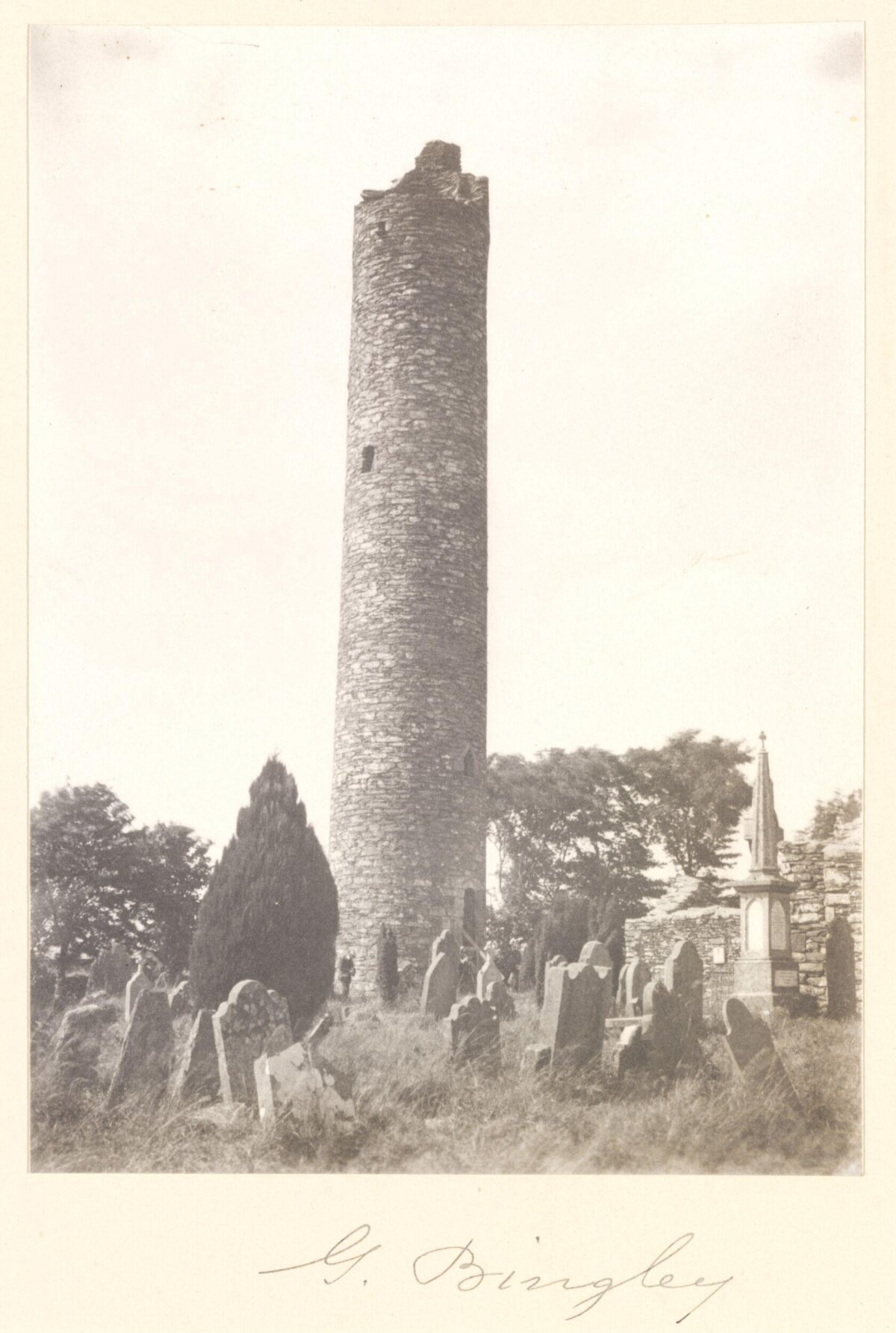 Round Tower at Old Graveyard
