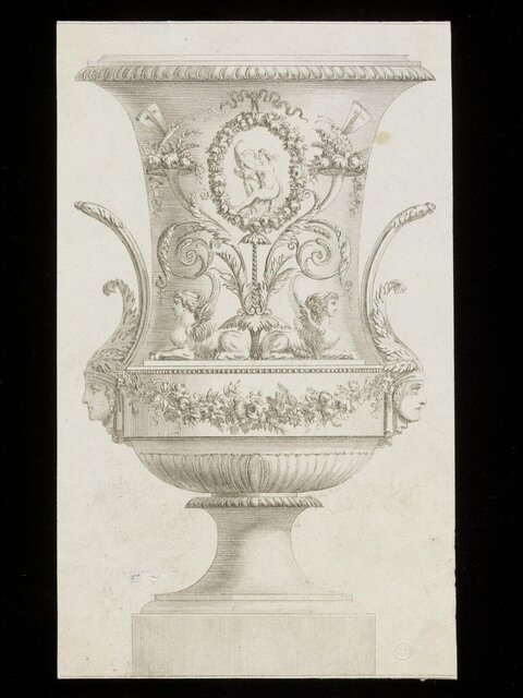 Engraved Ornate Decorative Urn