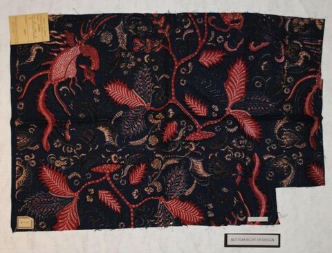 Traditional Batik Fabric Sample