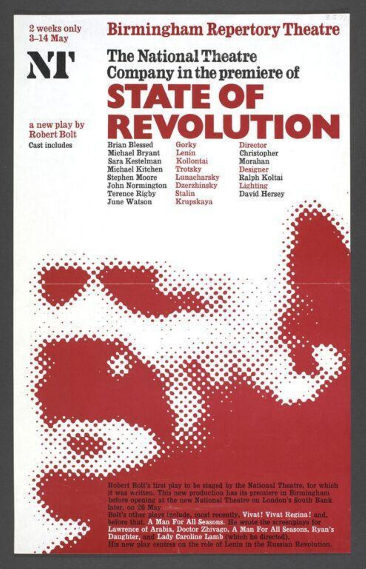 State of Revolution Play Premiere Poster — Posters