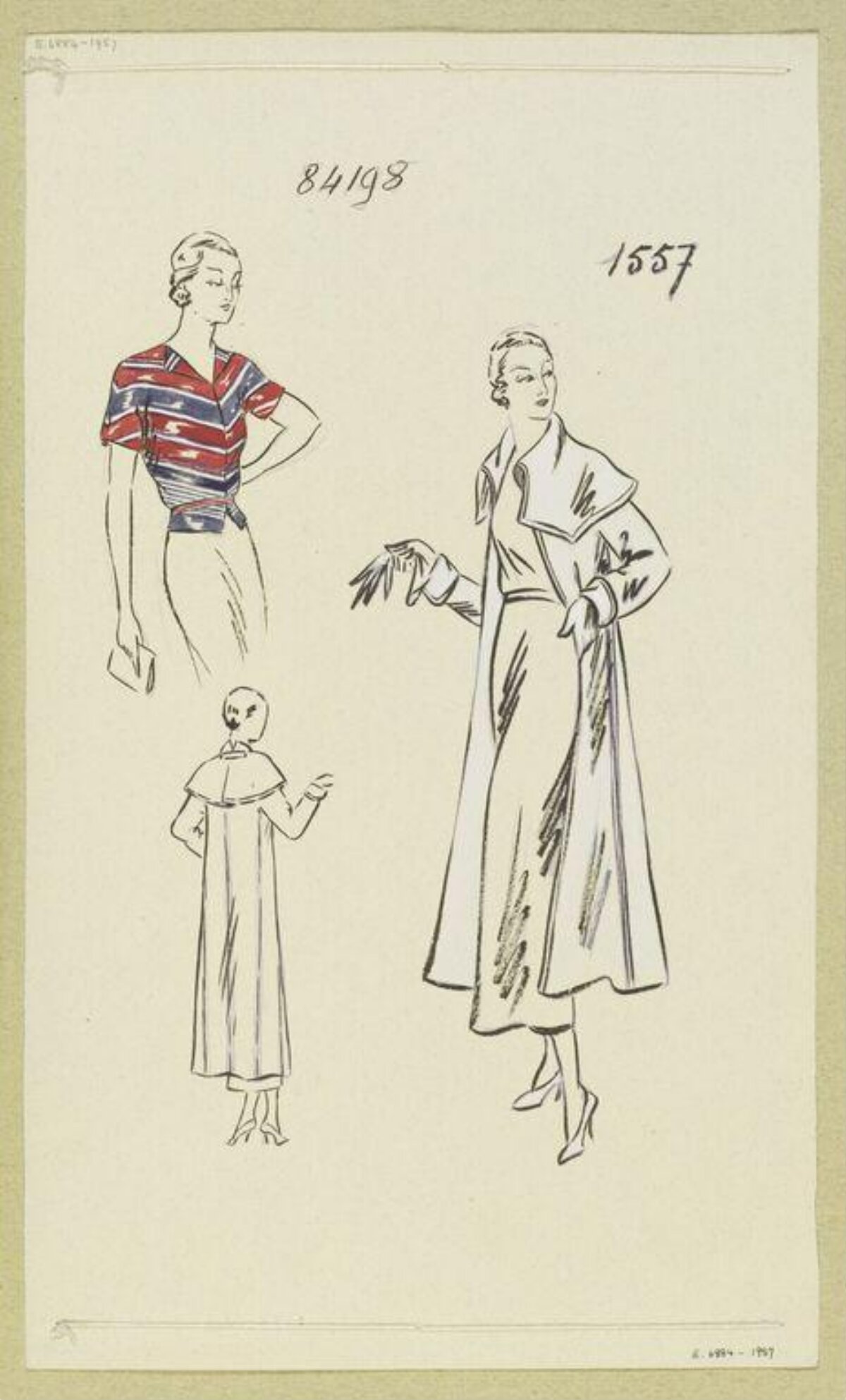 Vintage Fashion Design Sketch