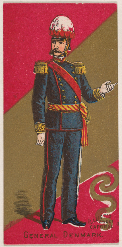Vintage Illustration of Danish General