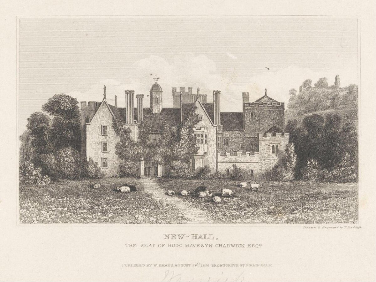 1829 Engraving of New Hall
