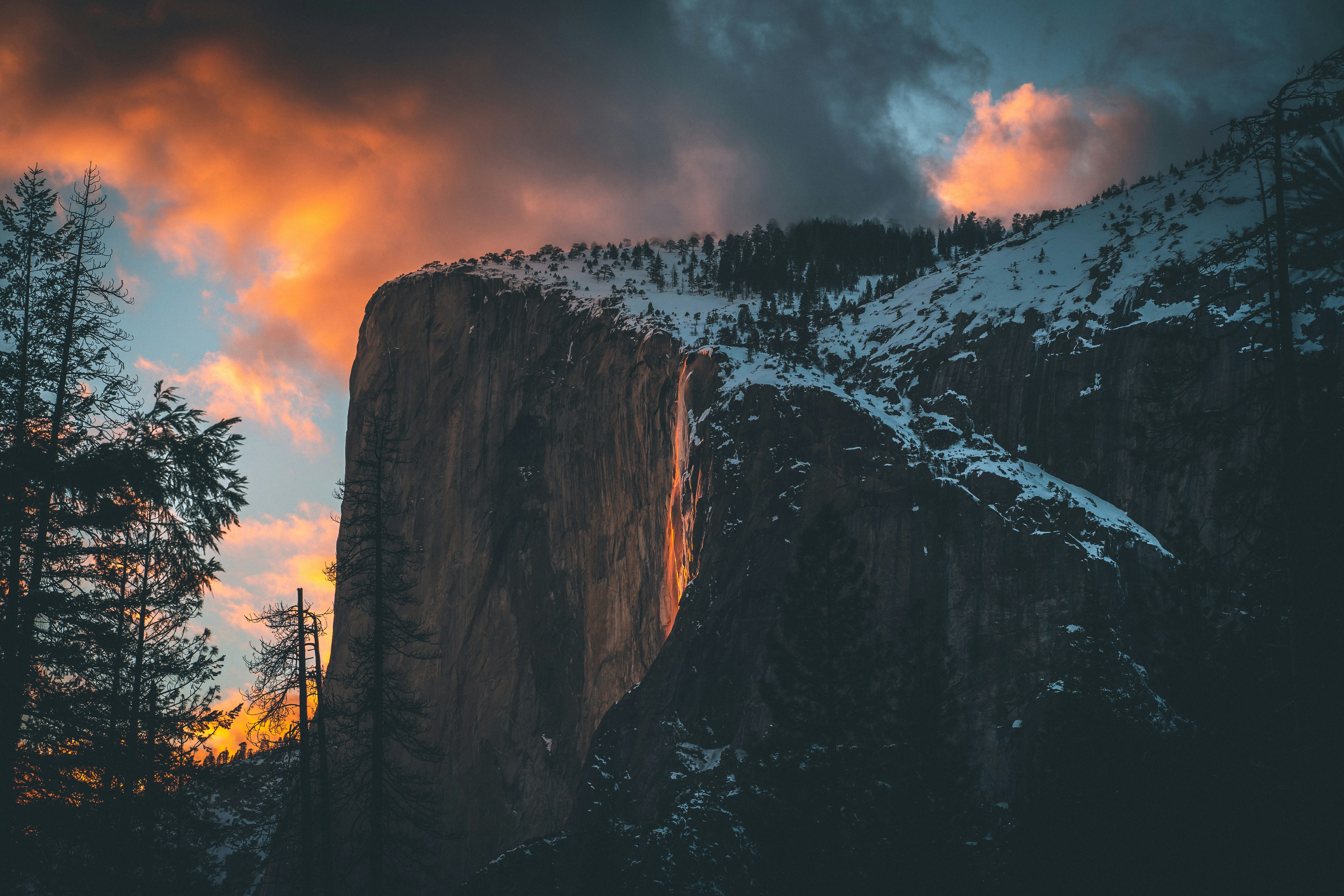 Yosemite Firefall at Sunset