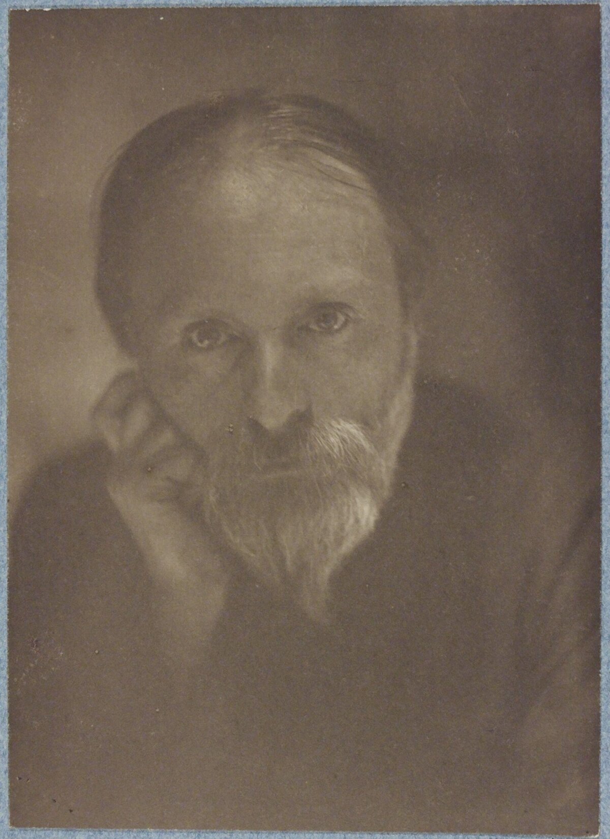 Vintage Portrait of Older Bearded Man