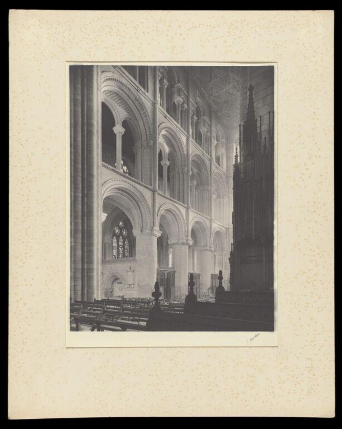 Vintage Cathedral Interior View