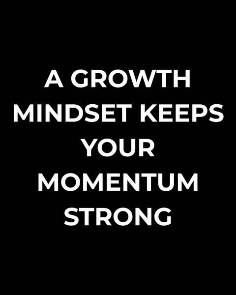 Growth Mindset Motivational Quote