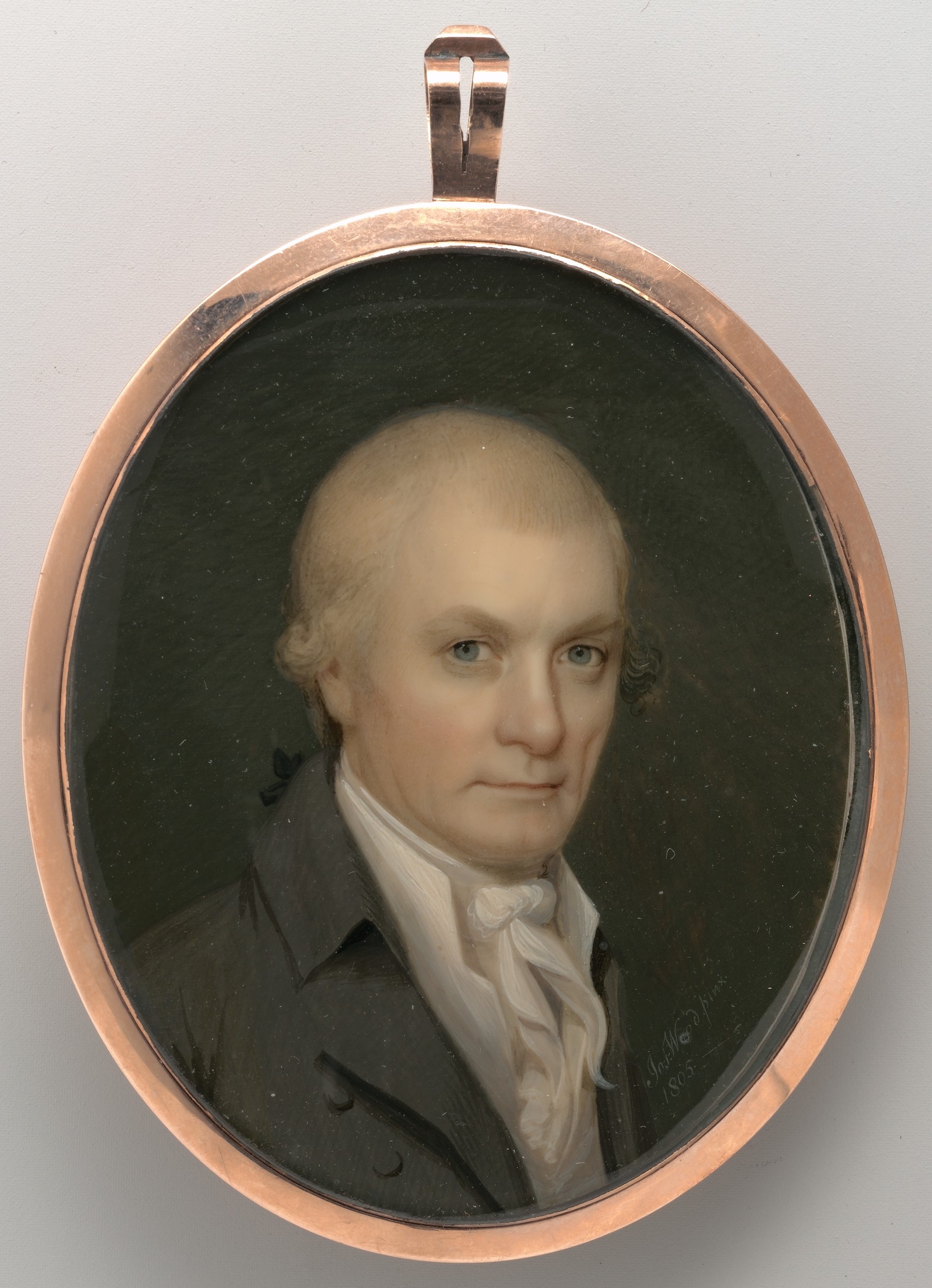 1805 Oval Miniature Portrait of Man