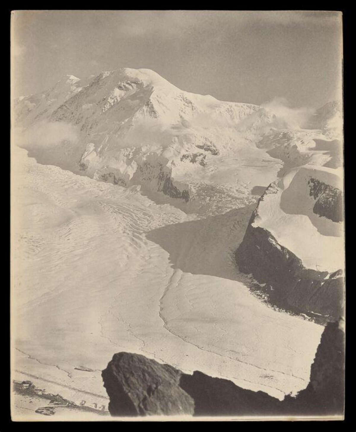 Snow Covered Mountain Glacier