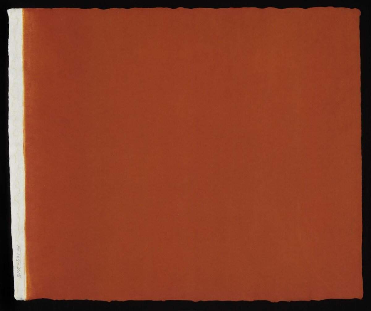 Solid Orange Minimalist Abstract Art