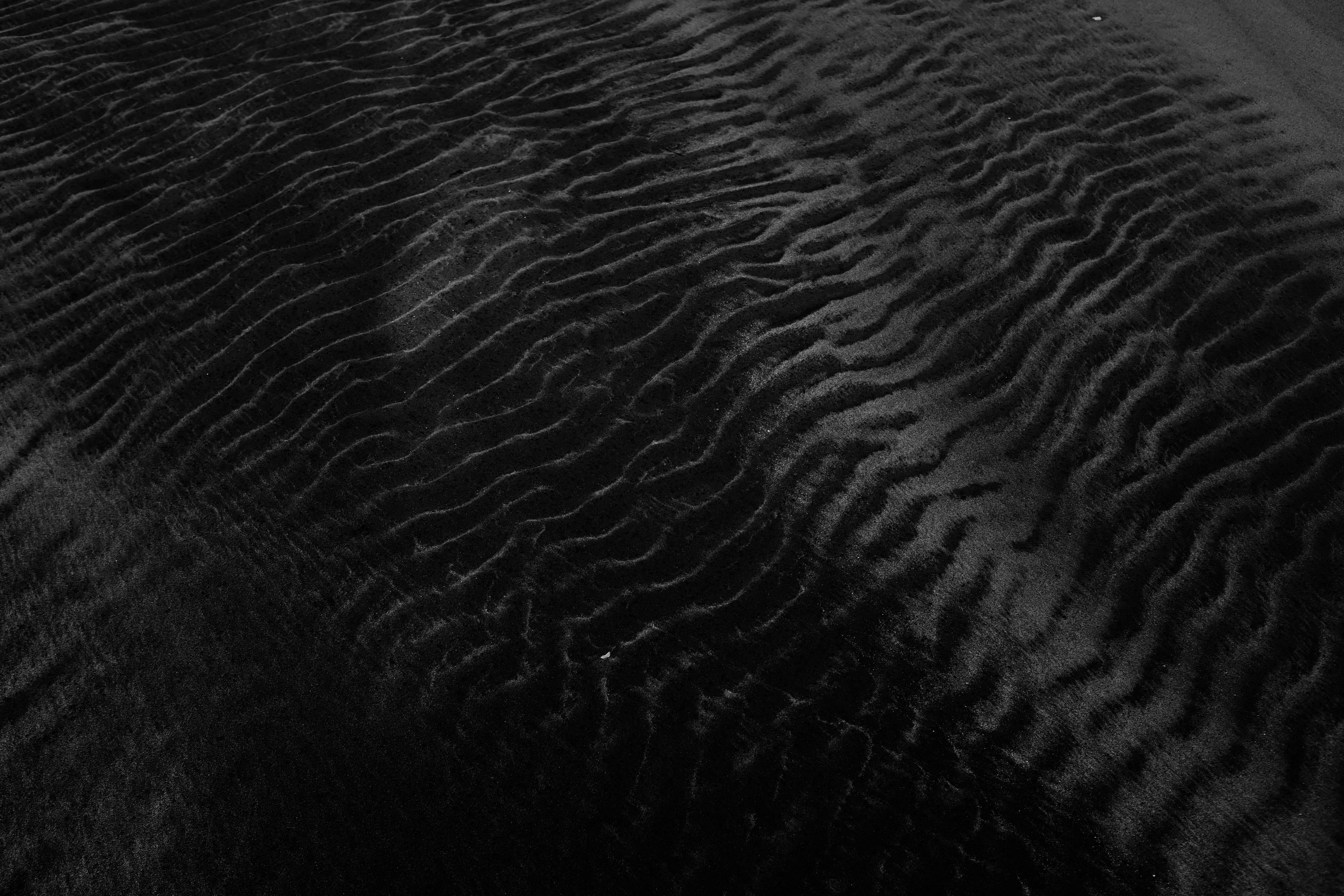 Black Sand Ripple Patterns
