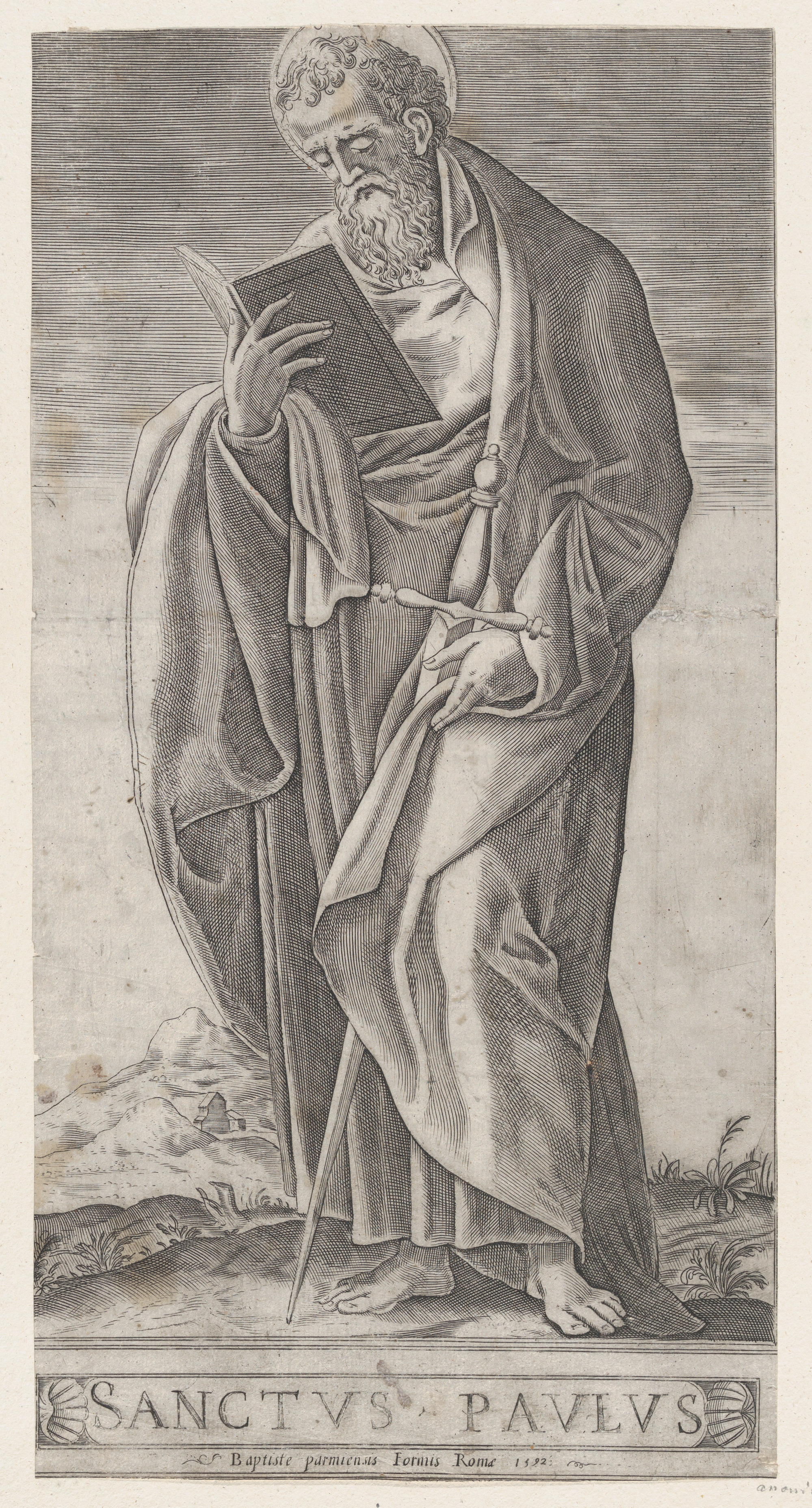 Engraving of Saint Paul