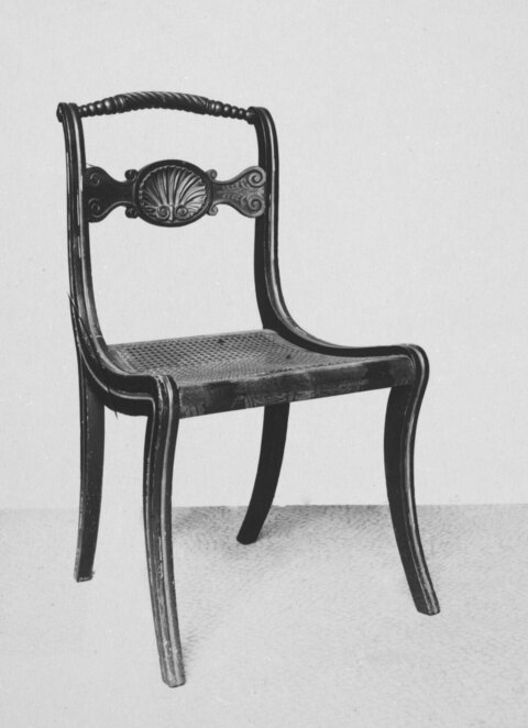 Antique Carved Wooden Side Chair