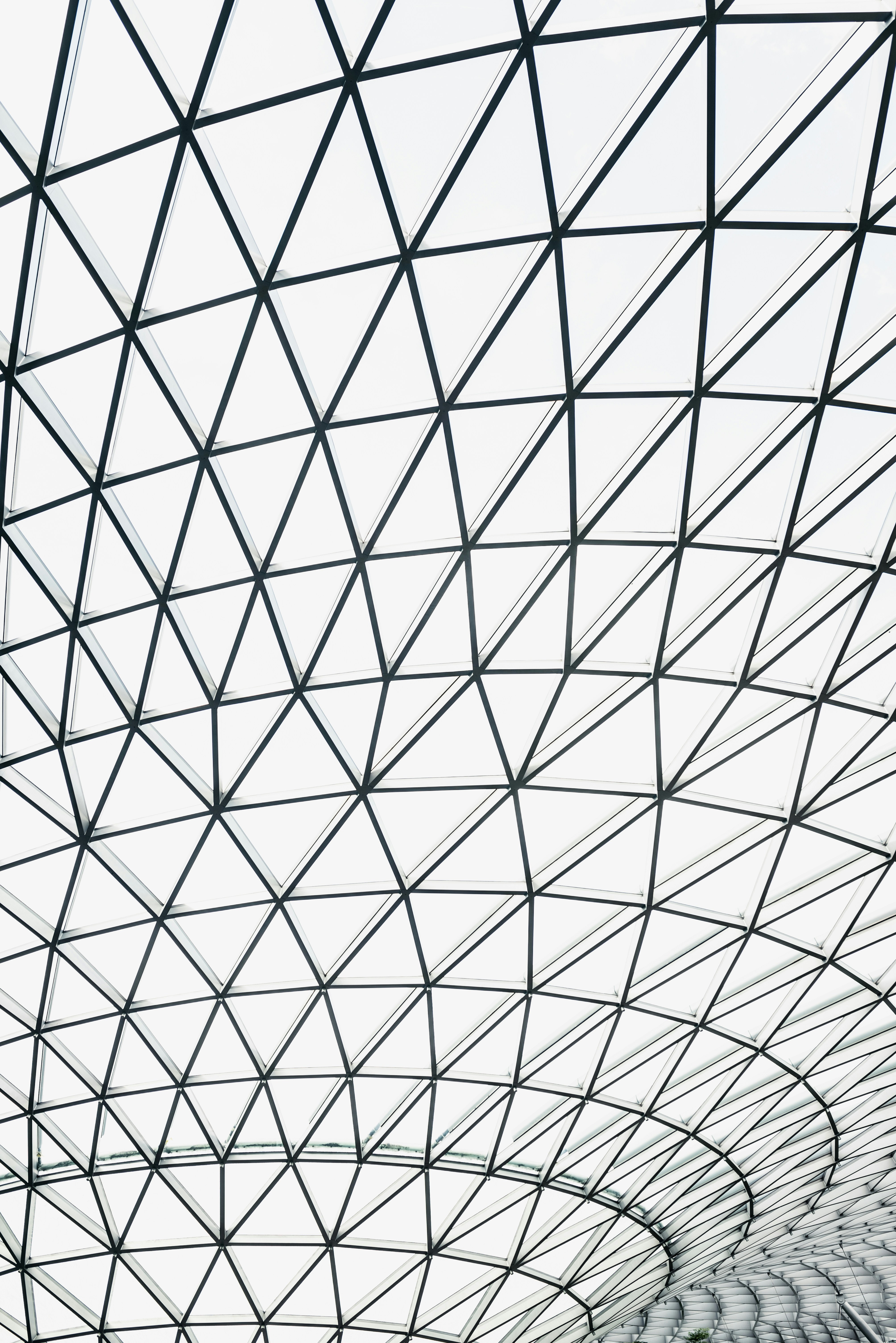 Geodesic Glass Dome Ceiling