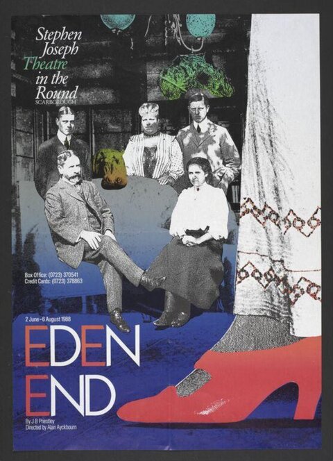 1988 Eden End Theatre Play Poster
