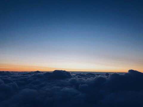 Sea of Clouds at Twilight