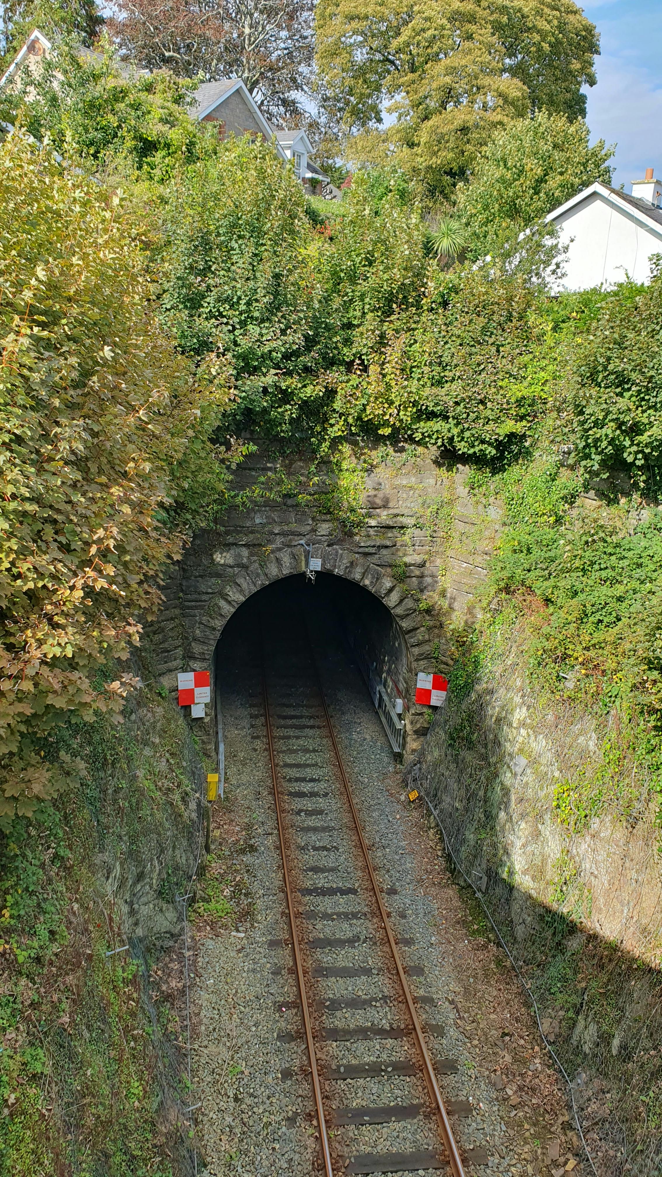 Single Track Railway Tunnel Entrance
