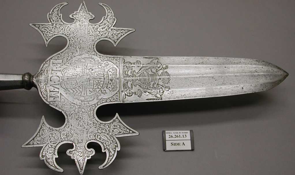 Engraved Ceremonial Polearm Head
