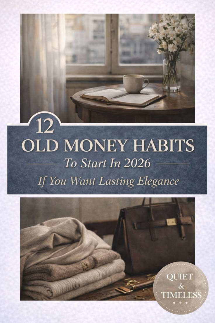 12 Old Money Habits to Start in 2026