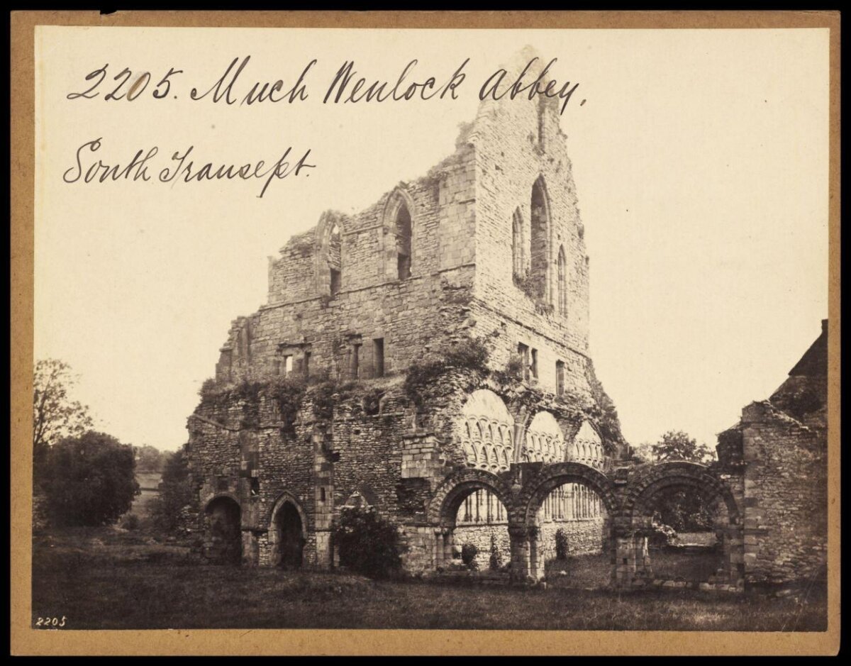 Much Wenlock Abbey South Transept Ruins