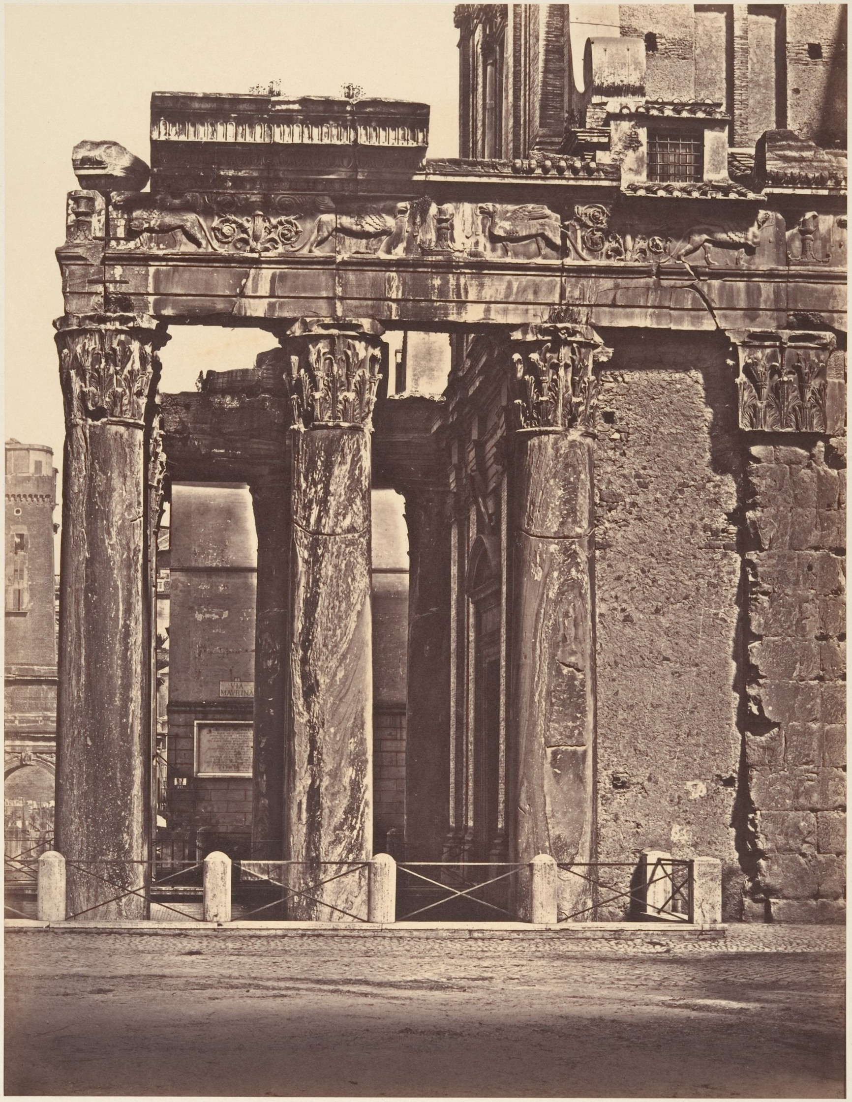 Ancient Roman Temple Ruins
