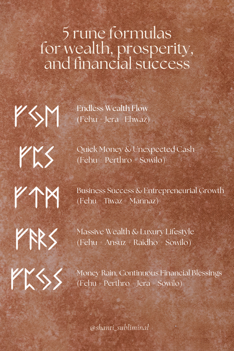 5 Rune Formulas for Wealth and Prosperity