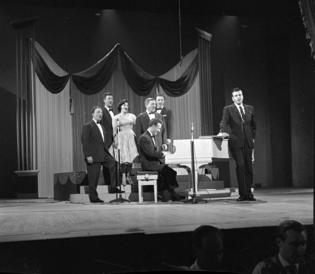 Vocal Group Performing on Stage
