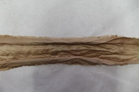 Wrinkled Vintage Fabric Strip