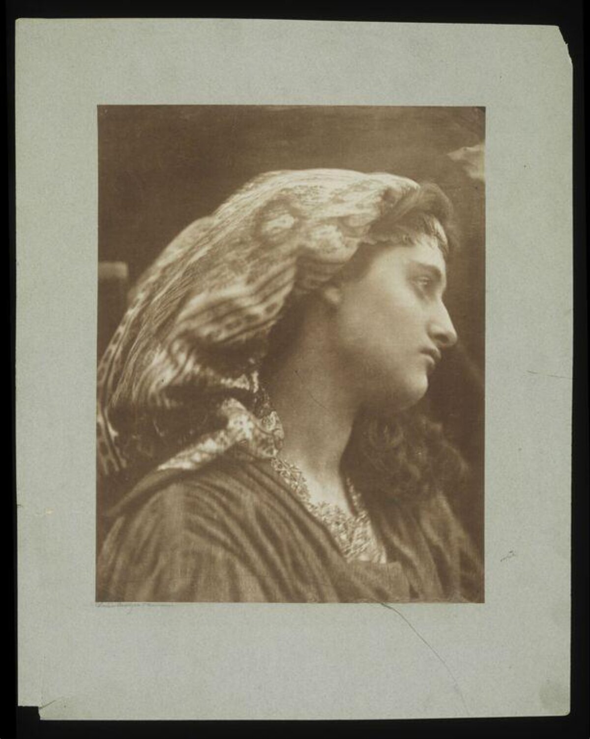 Vintage Profile Portrait of a Woman