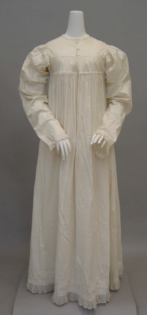 Vintage White Long Nightgown