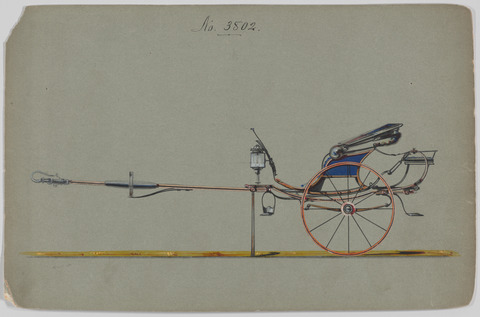 Hand Drawn Horse Carriage Design